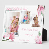 Most Lovedママピンクマグノリア3写真 フォトプラーク (側面)