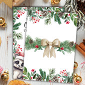 Most ONEderful | アライグマのクリスマス1歳の誕生日 招待状