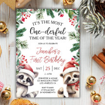 Most ONEderful | アライグマのクリスマス1歳の誕生日