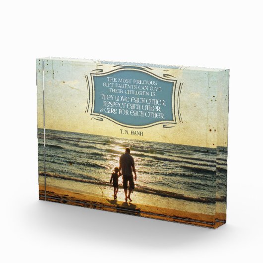 Most Precious Gift Parents Can Give フォトブロック (右)