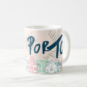 Most romantic trip Porto コーヒーマグカップ (正面右)