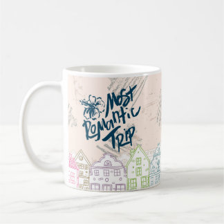 Most romantic trip Porto コーヒーマグカップ