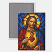 Most Sacred Heart of Jesus マグネット (正面/裏面)