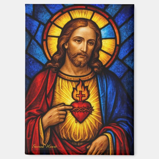 Most Sacred Heart of Jesus マグネット (正面)