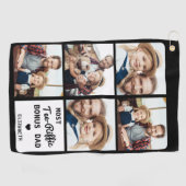 Most Tee-Riffic BONUSパパ5 Photo Father's Day ゴルフタオル (横)