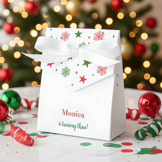 Most wonderful time christmas birthday フェイバーボックス