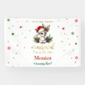 Most wonderful time christmas birthday 横断幕 (横)