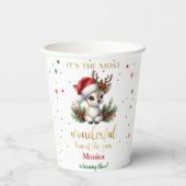 Most wonderful time christmas birthday 紙コップ (裏面)