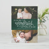 Most Wonderful Time of the Yearグリーンフォト シーズンカード (スタンド正面)