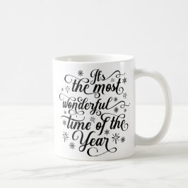 Most Wonderful Time of the Year クリスマスギフトマグ コーヒーマグカップ