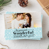 Most Wonderful Time of the Year Holidayフォトカード シーズンカード