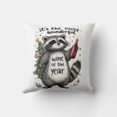 Most Wonderful Wine of the Year Raccoon  クッション (裏面)