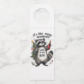 Most Wonderful Wine of the Year Raccoon ボトルネックタグ (正面)