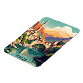 MOstarボスニアヘルツェゴビナレトロヴィンテージトラベル マグネット (左側)