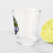 Mostarボスニア・ヘルツェゴビナ旅行アートエンブレム ショットグラス (右)