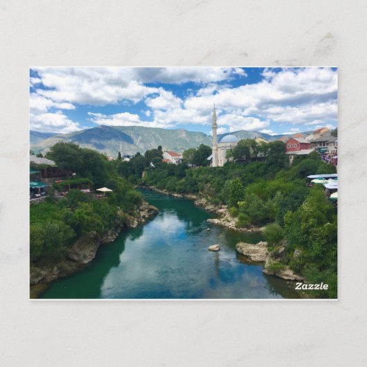 Mostar,ボスニア・ヘルツェゴビナのはがき ポストカード (裏面)