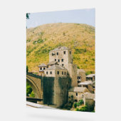 Mostar – ボスニア・ヘルツェゴビナ アクリルサイン (傾斜)