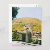 Mostar – ボスニア・ヘルツェゴビナ シーズンポストカード (正面/裏面)