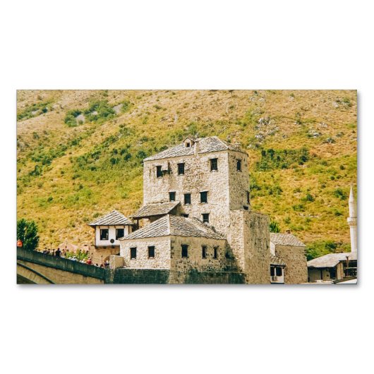 Mostar – ボスニア・ヘルツェゴビナ マグネット名刺 (正面)