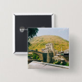 Mostar – ボスニア・ヘルツェゴビナ 缶バッジ (正面&裏面)