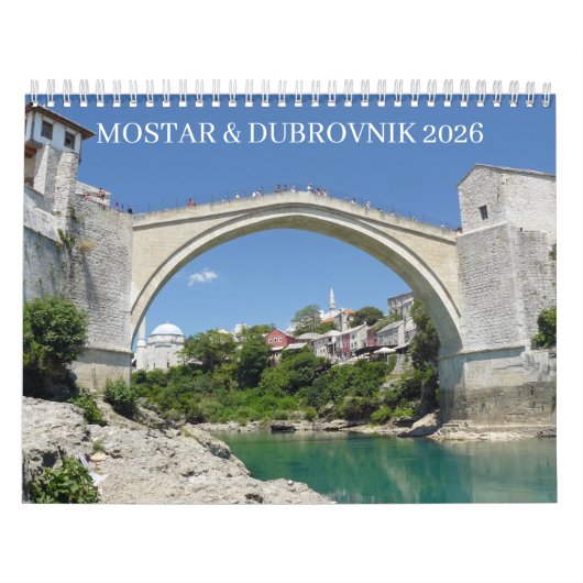 Mostar and Dubrovnik 2026カレンダー カレンダー (カバー)