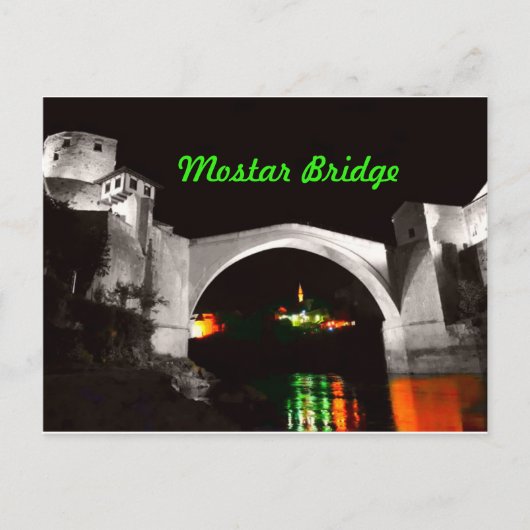 Mostar Bridgeポストカード シーズンポストカード (正面)