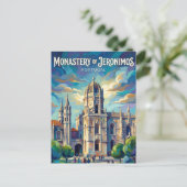 Mosteiro do Jerónimos Portugal ポストカード (スタンド正面)