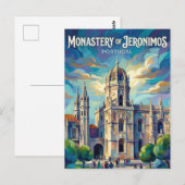 Mosteiro do Jerónimos Portugal ポストカード (正面/裏面)