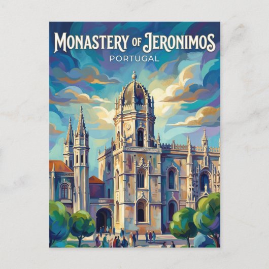 Mosteiro do Jerónimos Portugal ポストカード (正面)