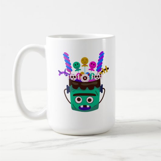 Moster Spooky Sweet Bucket コーヒーマグカップ (左)