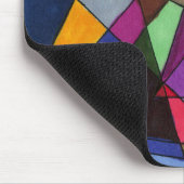 "Mostly Acute"抽象デザインマウスパッド マウスパッド (コーナー)