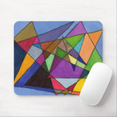 "Mostly Acute"抽象デザインマウスパッド マウスパッド (マウス)