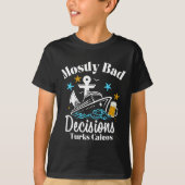 Mostly Bad Decisions Turks Caicos Spring Break  Tシャツ (正面)