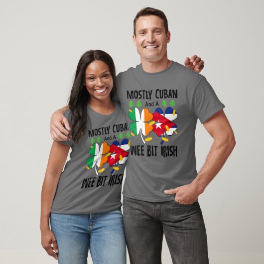 Mostly Cuban And A Wee Bit Irish St Patricks Day Tシャツ (ユニセックス)