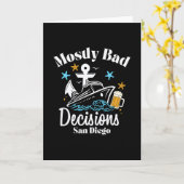 Mostly D Decisions サンディエゴ スプリング ブレイク カード (黄色い花)