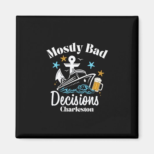 Mostly D Decisions チャールストン春の休み マグネット (正面)