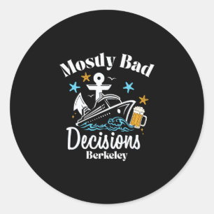 Mostly D Decisions バークレー春休み ラウンドシール