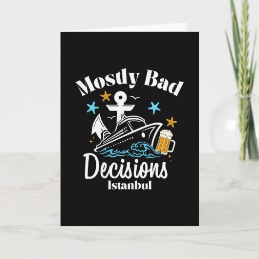 Mostly D Decisions Istanbul Spring Break カード (正面)
