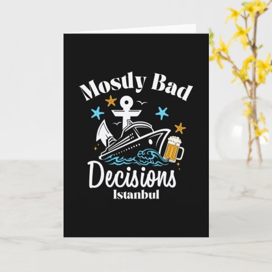 Mostly D Decisions Istanbul Spring Break  カード (黄色い花)