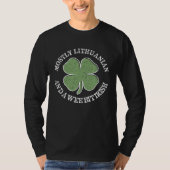 Mostly Lithuanian St Patricks Day Lithuanian Irish Tシャツ (正面)