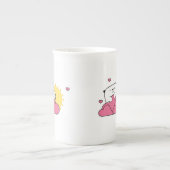 Mostropi│Opi y Kipi Valentin ボーンチャイナマグカップ (正面)