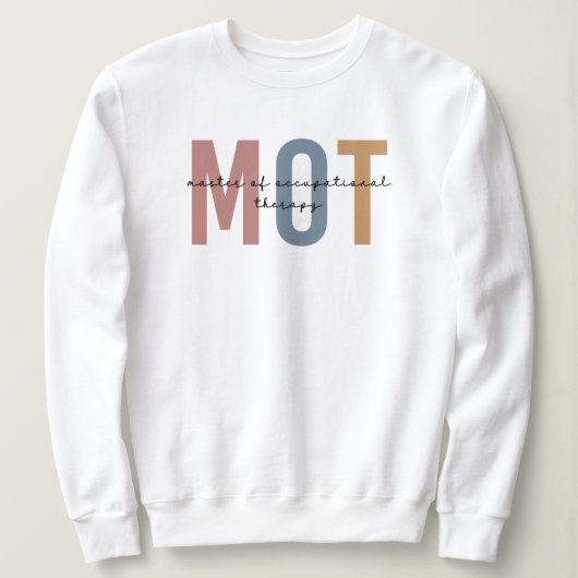 MOT職業セラピー スウェットシャツ (デザイン正面)