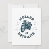 Motard à la retraite 招待状 (正面)