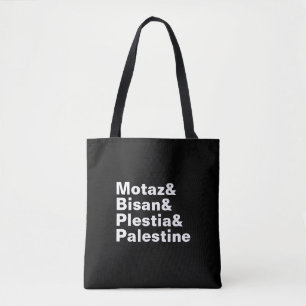 Motaz & Bisan & Plestia & Palestia – フリープレス トートバッグ