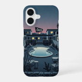 Motel at Dusk iPhone 16ケース (裏面)