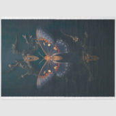 Moth Dark Academia 1デコページ紙 薄葉紙 (正面)