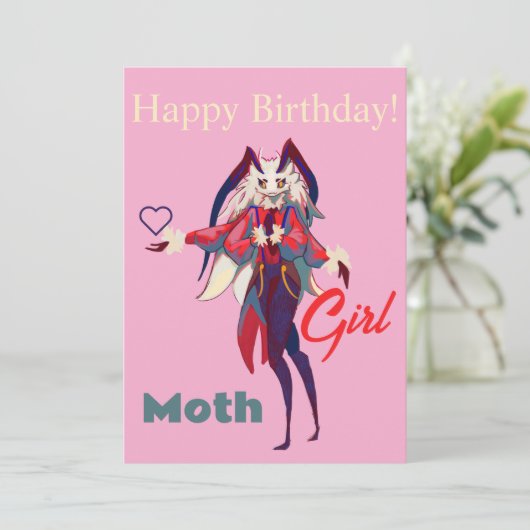Moth girl anime 招待状 (スタンド正面)