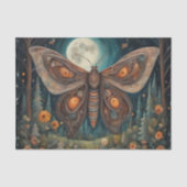 Moth in the Moonlight Decoupage Tissue Paper 薄葉紙 (正面)
