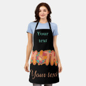 Moth, nachtvlinder,  エプロン (着用した状態)