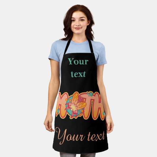 Moth, nachtvlinder,  エプロン (着用した状態)